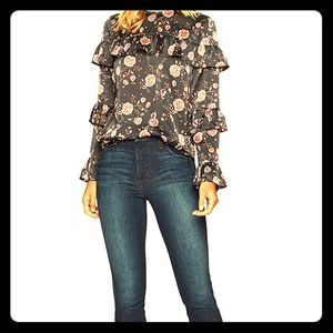 Women’s Elsy Ruffle Top, XS